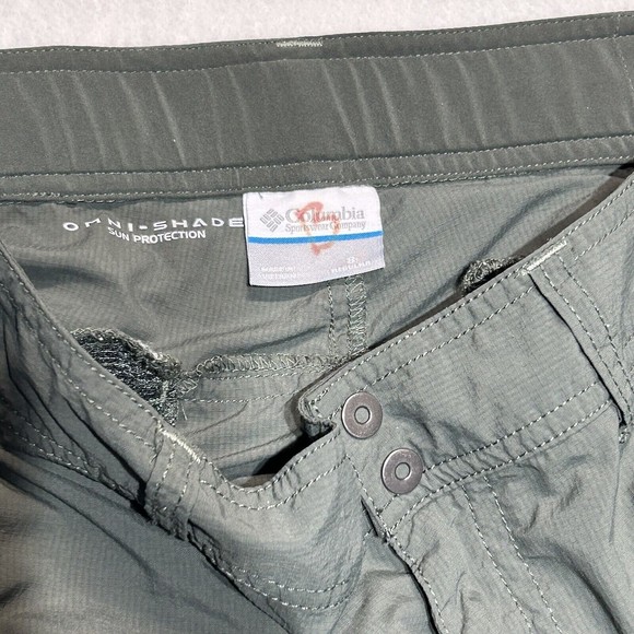 Columbia Convertible Hiking Pants Omni Shield Advanced Repellency Womens Size 8 - Picture 3 of 16